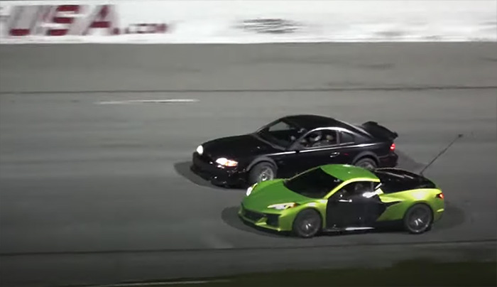 [VIDEO] A 2023 Corvette Z06 Races Mustangs and Corvettes at New Smyrna Speedway's Spectator Drags
