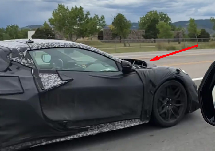 [SPIED] C8 Corvette ZR1 Prototypes With New Wheels Drive-By With No Engine or Exhaust Sounds Audible