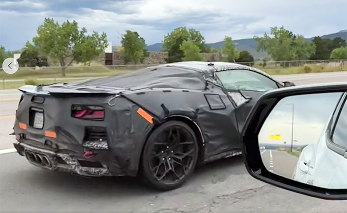 [SPIED] C8 Corvette ZR1 Prototypes Wearing New Wheels Drive-By With No Engine or Exhaust Sounds Audible