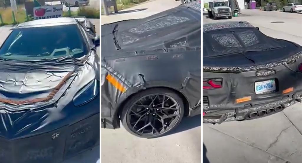 [SPIED] 2025 Corvette ZR1 Prototype Captured Idling at a Colorado Gas Station