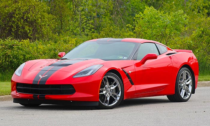 C7 Corvette with Wheel Craft PVD Chrome Wheels