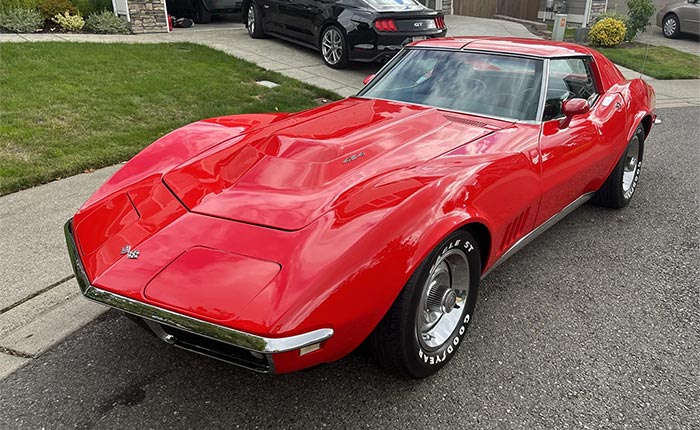 Corvettes for Sale: 454-powered 1968 Corvette Coupe on Bring a Trailer