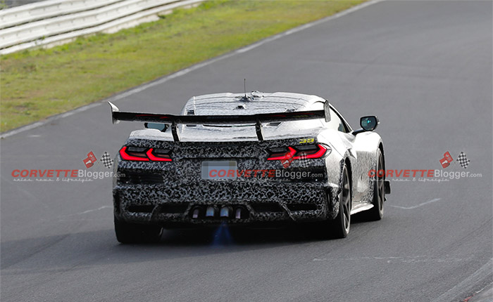 [PICS] C8 Corvette ZR1 Spits Blue Flames, Exceeds Sound Limit at the Nurburgring