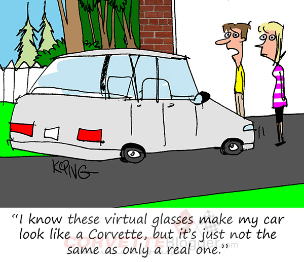 Saturday Morning Corvette Comic: Your Lying Eyes