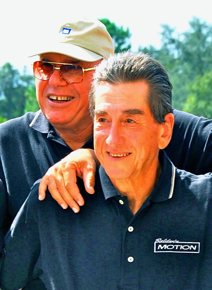 Joel Rosen with longtime friend and partner Marty Schorr