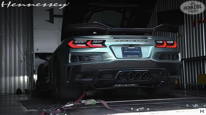 [VIDEO] Watch Hennessey Dyno its Stock C8 Corvette Z06 Before the Mods Begin!