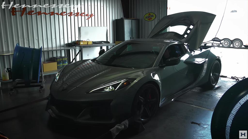 [VIDEO] Watch Hennessey Dyno its Stock C8 Corvette Z06 Before the Mods Begin!