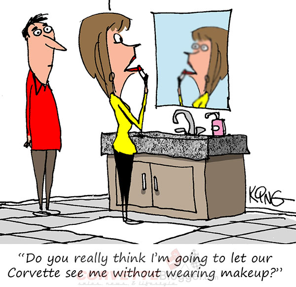 Saturday Morning Corvette Comic: Chicks Dig the Car
