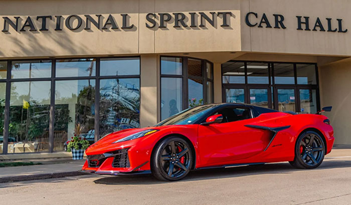 Support Sprint Car Racing and this C8 Corvette Z06 plus $25K Cash Could Be Yours
