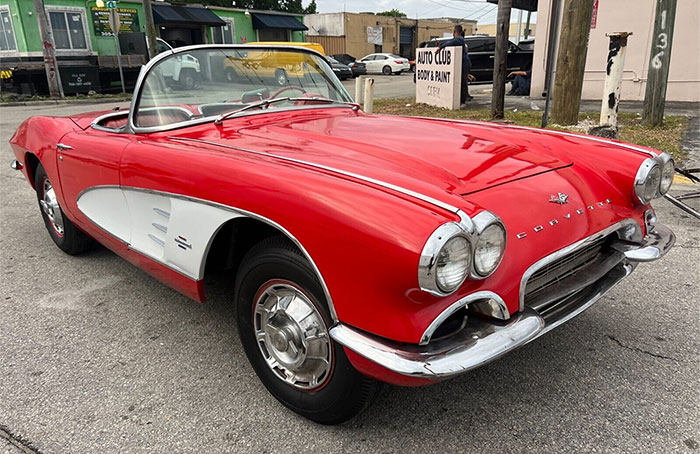 Corvettes for Sale: No Reserve 1961 Corvette Offered on eBay