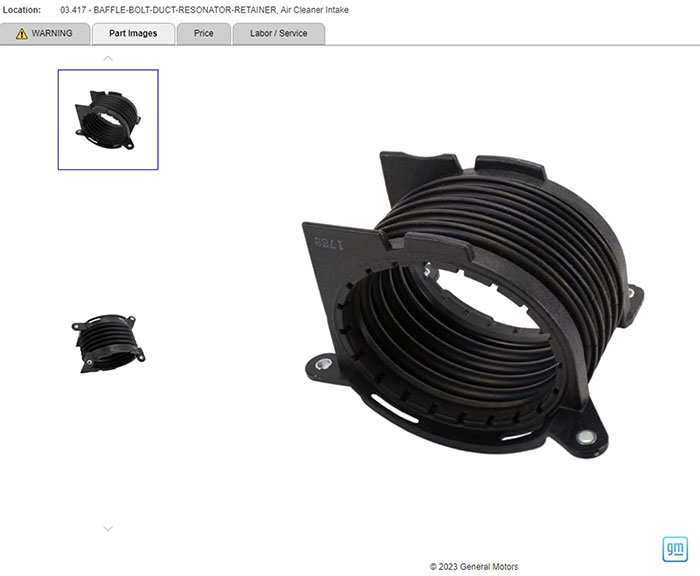 GM Parts Catalog Leak Confirms the C8 ZR1's LT7 is a 5.5L Turbo V8
