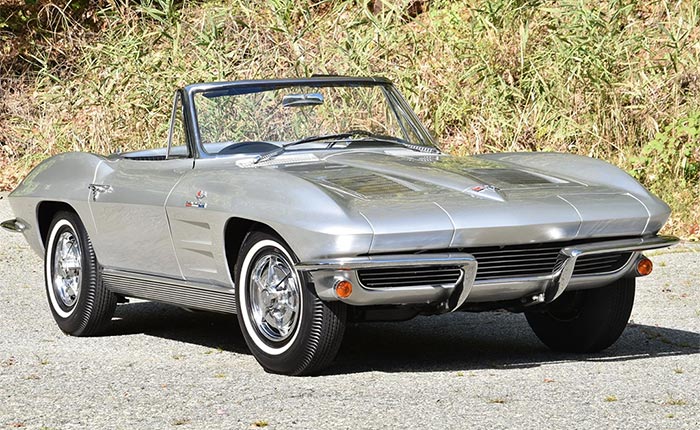 Corvettes for Sale: Fuelie 1963 Corvette Sting Ray Convertible Hits Bring a Trailer