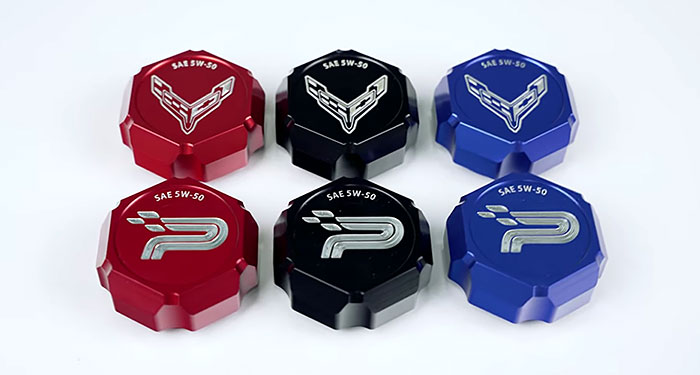C8 Corvette Z06 Billet Oil Cap Covers