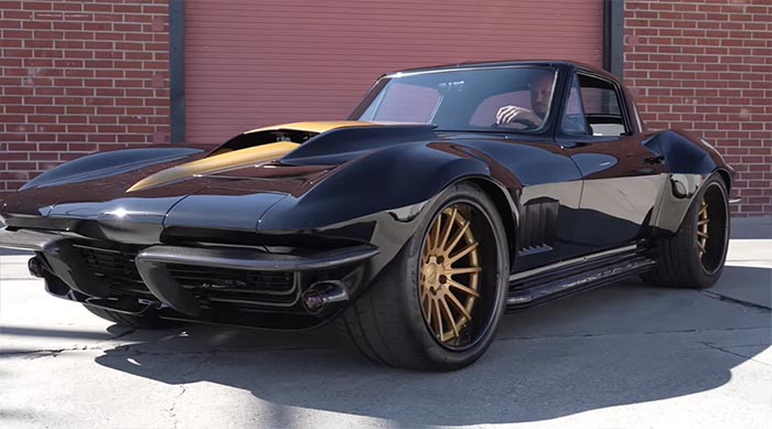 [VIDEO] The Nighthawk is a Custom Widebody 427-Powered C2 Corvette with Straight Pipes