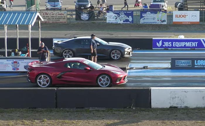 Drag Battles Between C8 Corvettes and Camaros Range from Not Even Close to 'Dude, I Almost Had You!'