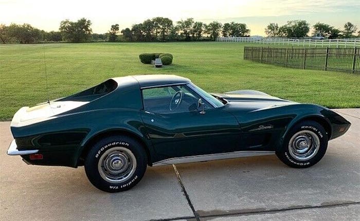 Corvettes for Sale: L82/4-Speed 1973 Corvette in Rare One-Year-Only Color