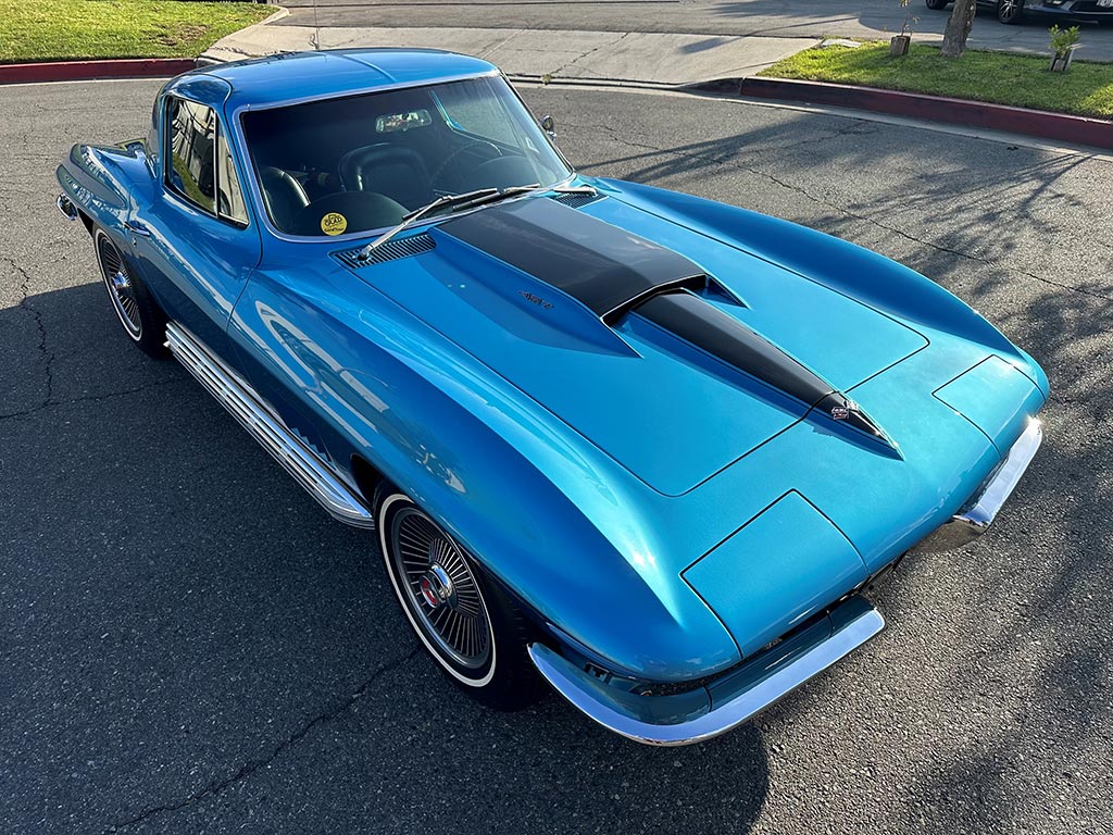 Come see Corvette Mike's Marina Blue 1967 Corvette L89 Coupe at the Wynn Concours