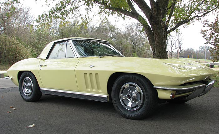 Corvettes for Sale: 34K-Mile 1966 Corvette Sting Ray Convertible on eBay