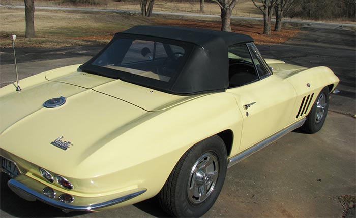 Corvettes for Sale: 34K-Mile 1966 Corvette Sting Ray Convertible on eBay