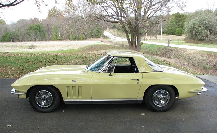 Corvettes for Sale: 34K-Mile 1966 Corvette Sting Ray Convertible on eBay