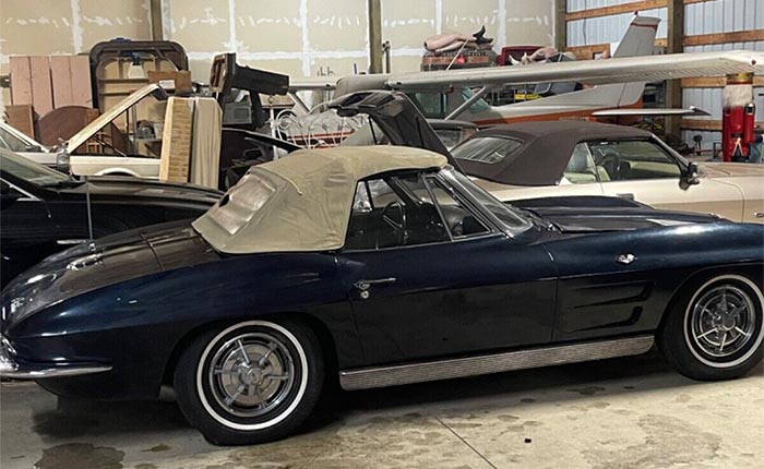 Corvettes for Sale: 1963 Roadster on eBay is a Barn Find Cinderella