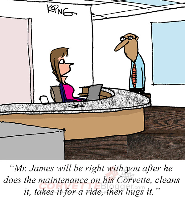 Saturday Morning Corvette Comic: Sign in and Have a Seat