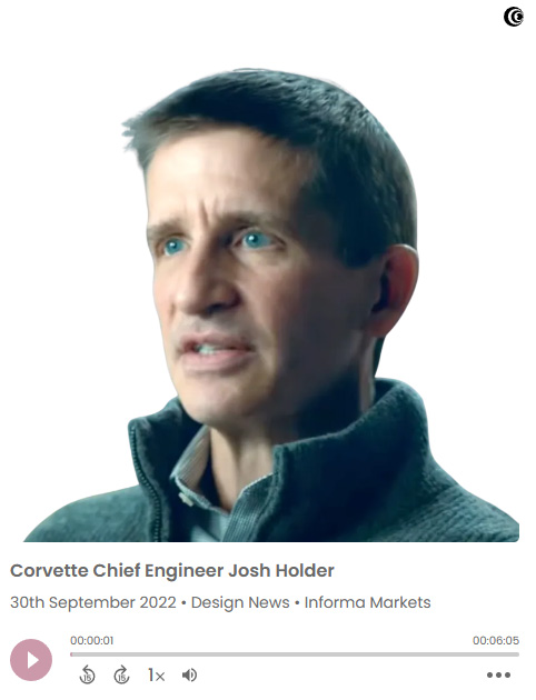 Corvette Chief Engineer Josh Holder on Design News
