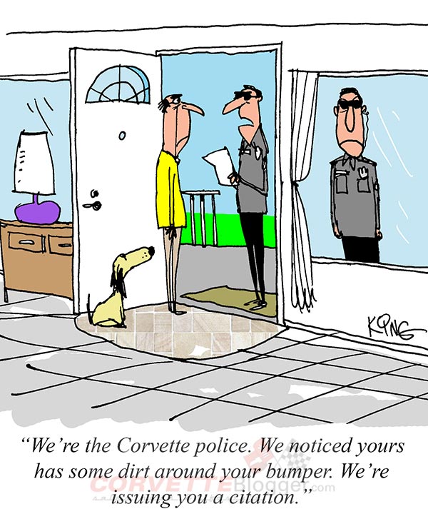 Saturday Morning Corvette Comics: The Corvette Police