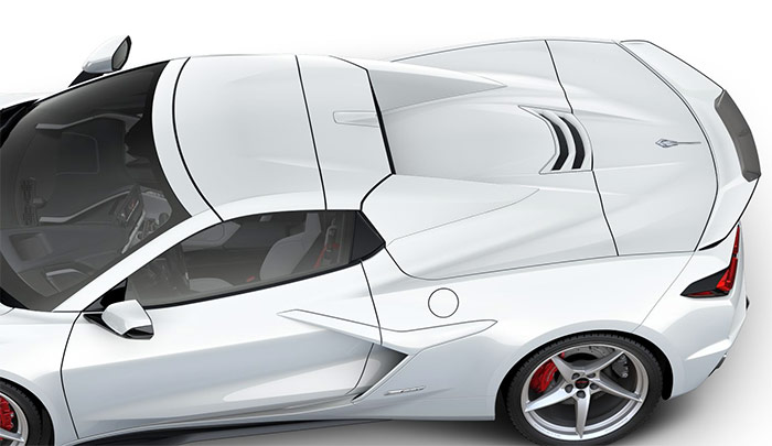 New Spoiler Extension Added to 2024 Corvette E-Ray
