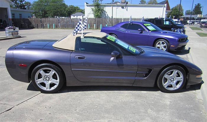 Rare Medium Purple Metallic 1998 Corvette Offered on Craigslist for $15,995
