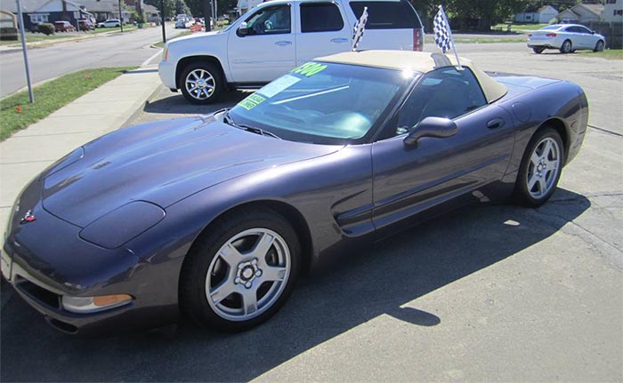 Corvettes for Sale: Rare Medium Purple Metallic 1998 Corvette Offered on Craigslist for $15,995