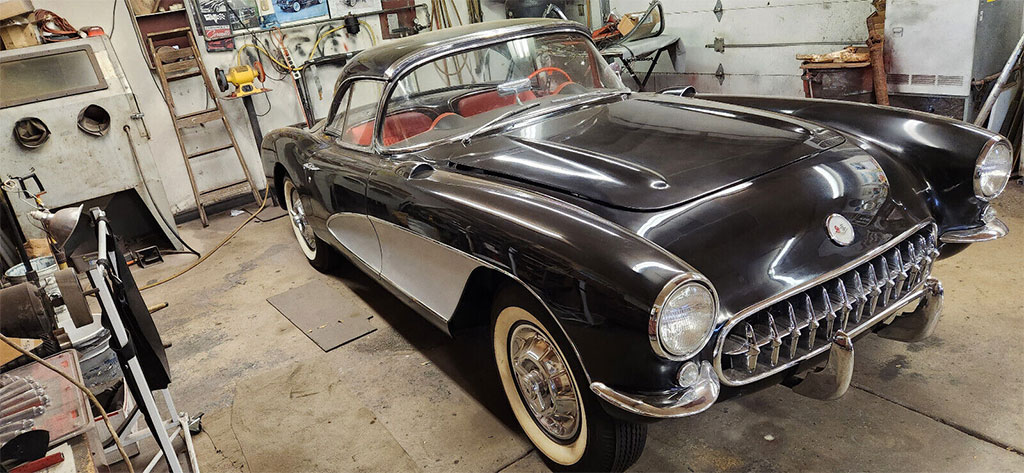 Corvettes for Sale: Dual Quad 1957 Corvette Offered on eBay