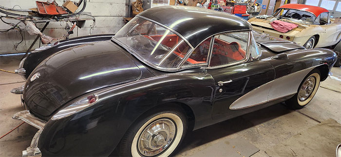 Dual Quad 1957 Corvette Offered on eBay