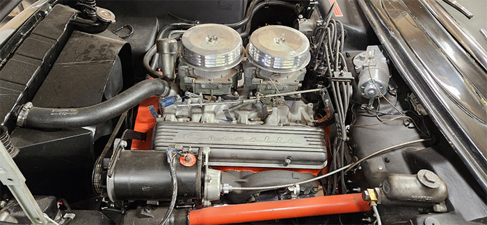 Dual Quad 1957 Corvette Offered on eBay