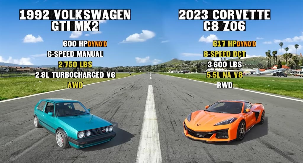 [VIDEO] Hoonigan Got its Hands on a C8 Corvette Z06 for a Race with an Unlikely Competitor