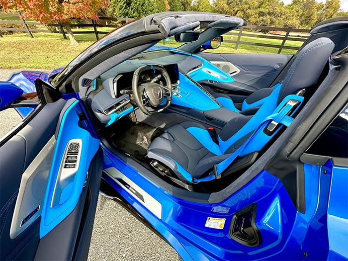 Mike Furman Takes Delivery of a Riptide Blue 2024 Corvette Z06 Wearing VIN 001