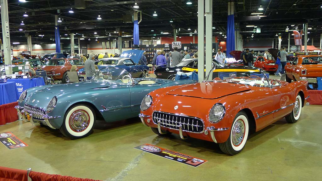 1954 Corvettes at MCACN