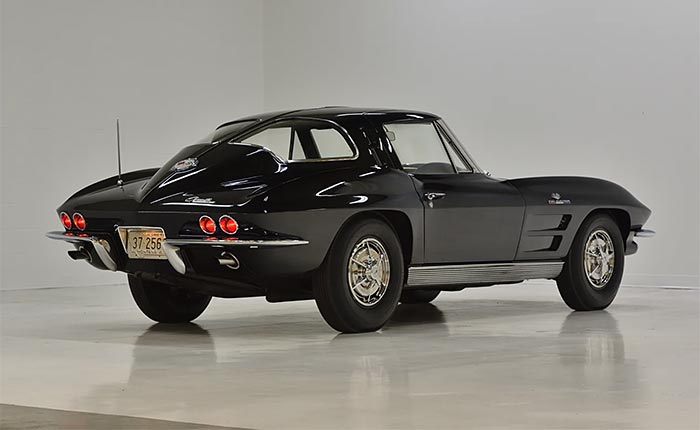 1963 Corvette Split Window - Tuxedo Black with Black Interior