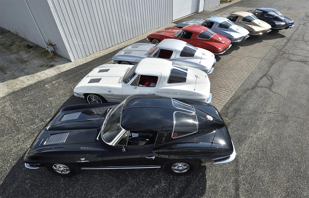 Mecum Kissimmee to Sell a Collection of 1963 Split Window Coupes in All Seven Colors