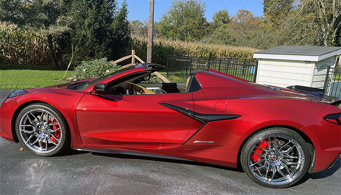 Corvette Z06 with PDV Chrome Wheels
