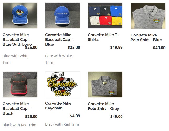 Corvette Mike Online Store
