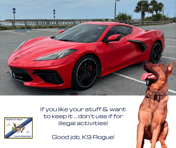 [PICS] Panama City Beach Police Department Shows Off Seized C8 Corvette