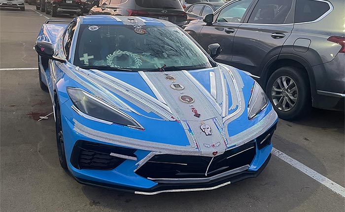 [PICS] Poor C8 Corvette Gets Bedazzled
