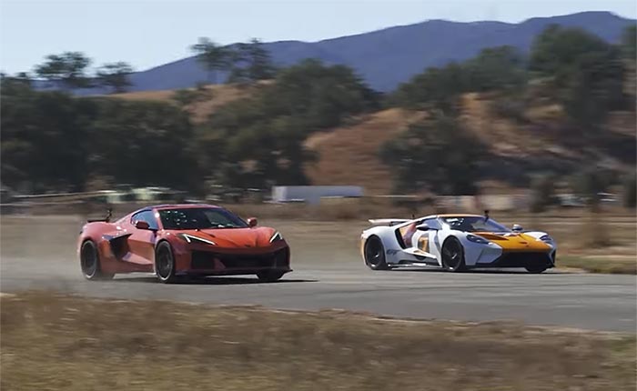 [VIDEO] C8 Corvette Z06 Battles Ford GT in Clash of American Titans