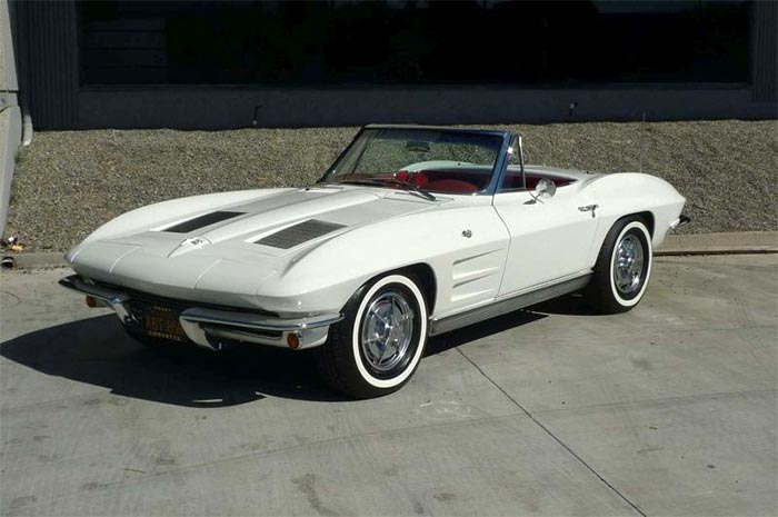 1963 Corvette in Ermine White