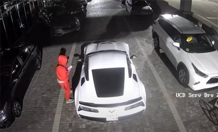 [STOLEN] C7 Corvette Swiped from a Toyota Dealership by Thief Using an Electronic Device