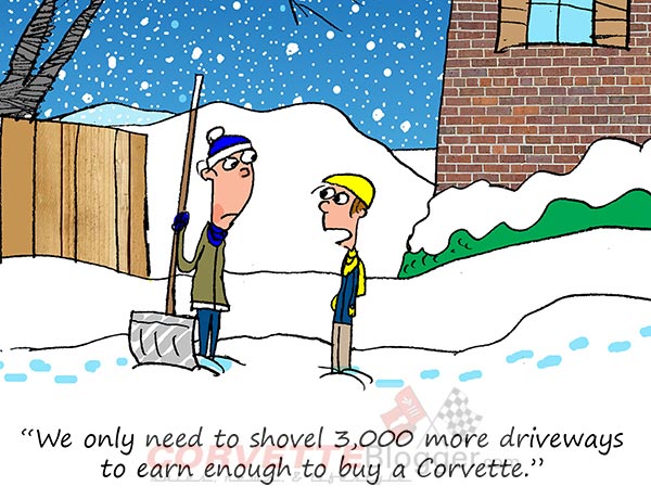 Saturday Morning Corvette Comic: Setting Goals for the New Year