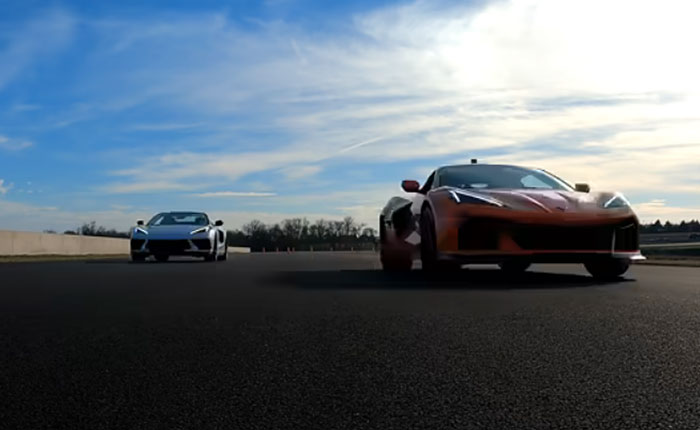 [VIDEO] Cage Match! Brink of Speed Races the C8 Stingray Against the Z06