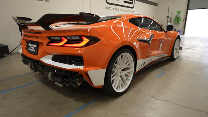 [VIDEO] Emelia Hartford Unveils Wrapped 2023 Corvette Z06 with Forgeline Wheels