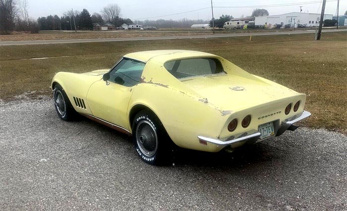 Corvettes for Sale: 1968 Corvette Barn Find Just Out of Storage